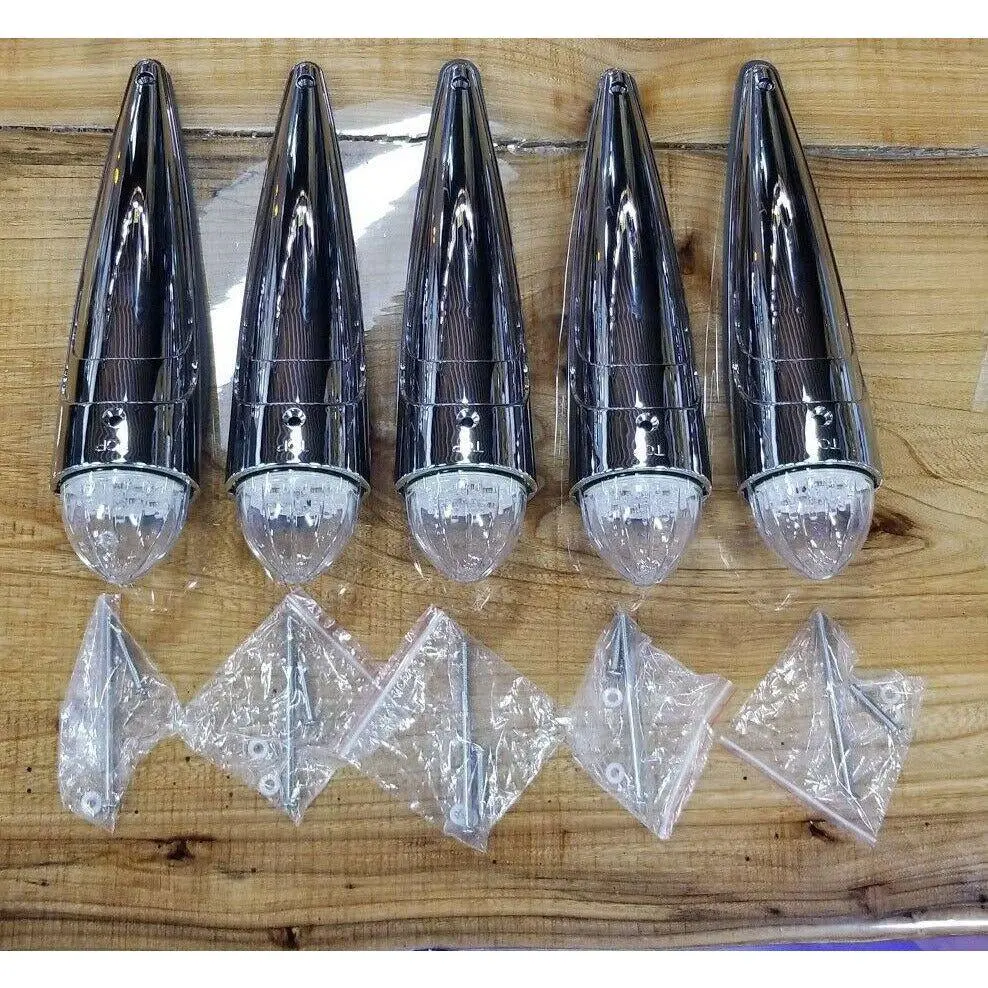 Watermelon Grakon 1000 Cab 19 Clear Amber Led Truck (Set Of 5) #39824 1