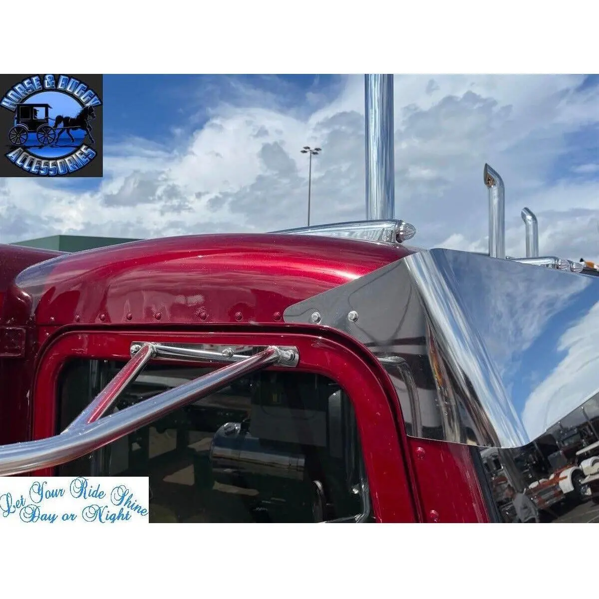 Grakon Chrome Plastic Cab Light Housing Only For 3/4" Light Mini Watermelon Mcl 1