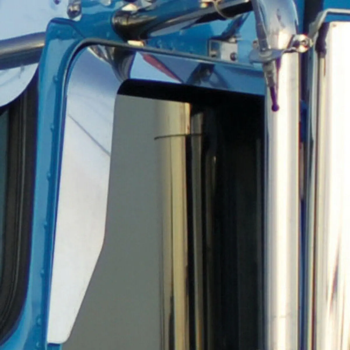Tk-1401 Kenworth W900 T600 T660 T680 T800 Stainless Steel Door Window Shades New Tk-1401 1