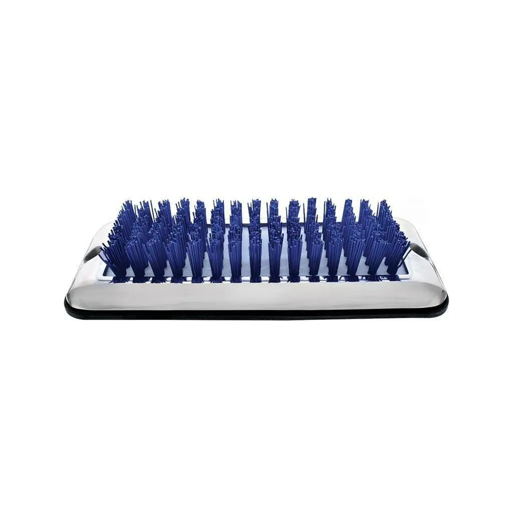 Up-90054 Heavy Duty Stainless Shoe/Boot Scraper W/ Blue Step Brush Universal Mount 1