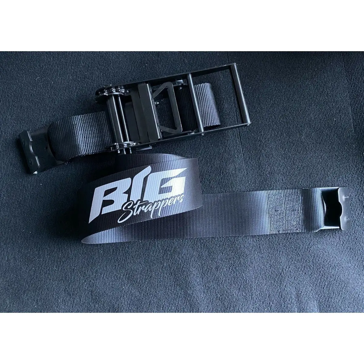 Dp-Bsa-Krtc-40Blk Big Strapper Blackout Ratchet 40Ft Strap Kit W/ Flat Hooks15,000Lb Usa Made 1