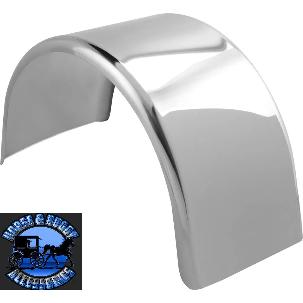 Hogebuilt Single Axle Fender Stainless Steel 80" Pair W/Heavy Duty Brackets (H-2706 4X Mq2012 4X 1447) 2