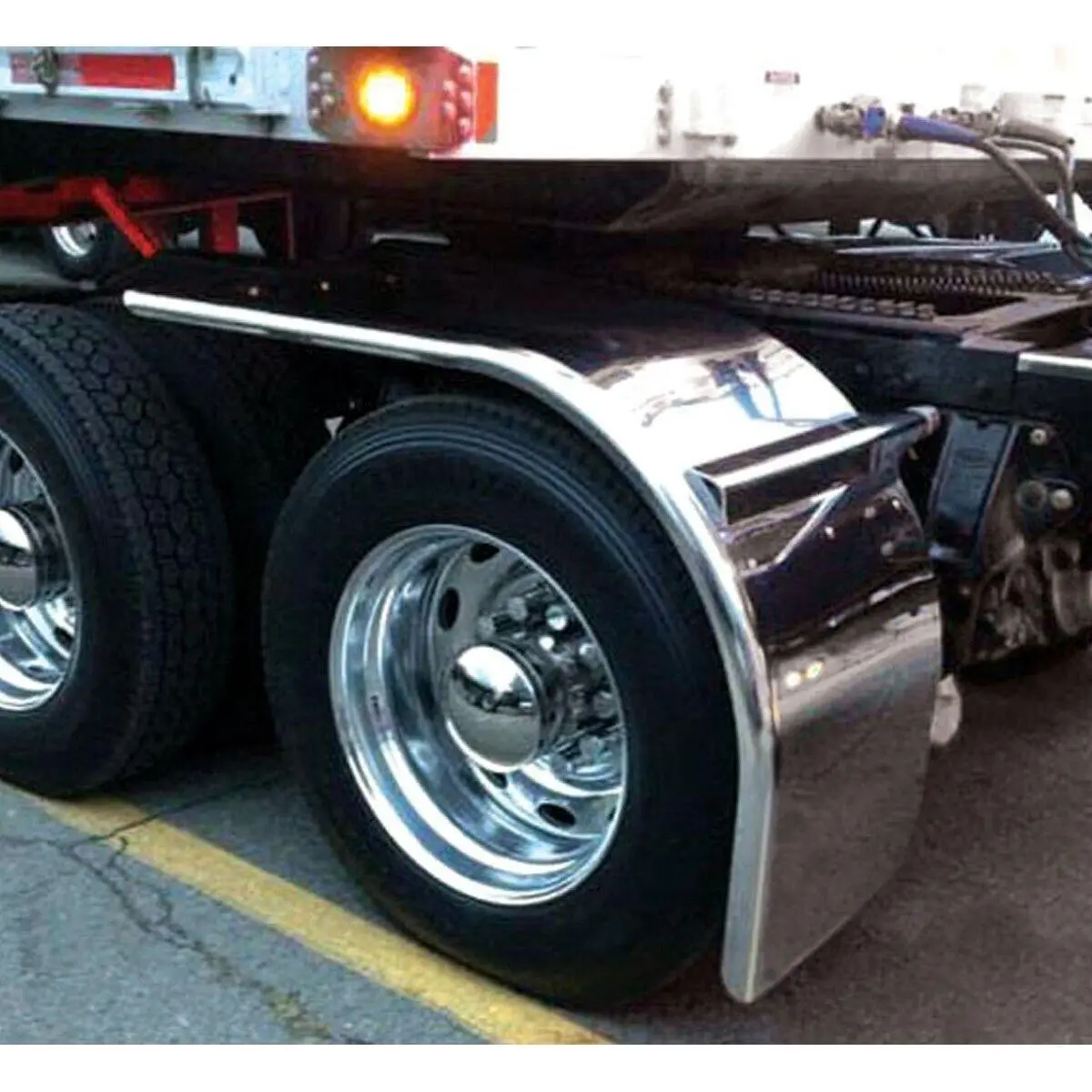 Hogebuilt 80" Half Fender Stainless Steel W/12 Gauge Heavy Duty Brackets H-Ba510ht, 1X1406-6A, 2Xmq2012, 2X1447 2