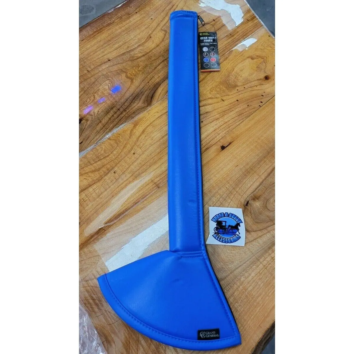 Matte Blue Shifter Boot Cover 30" Peterbilt Kenworth Freightliner New 99733 1