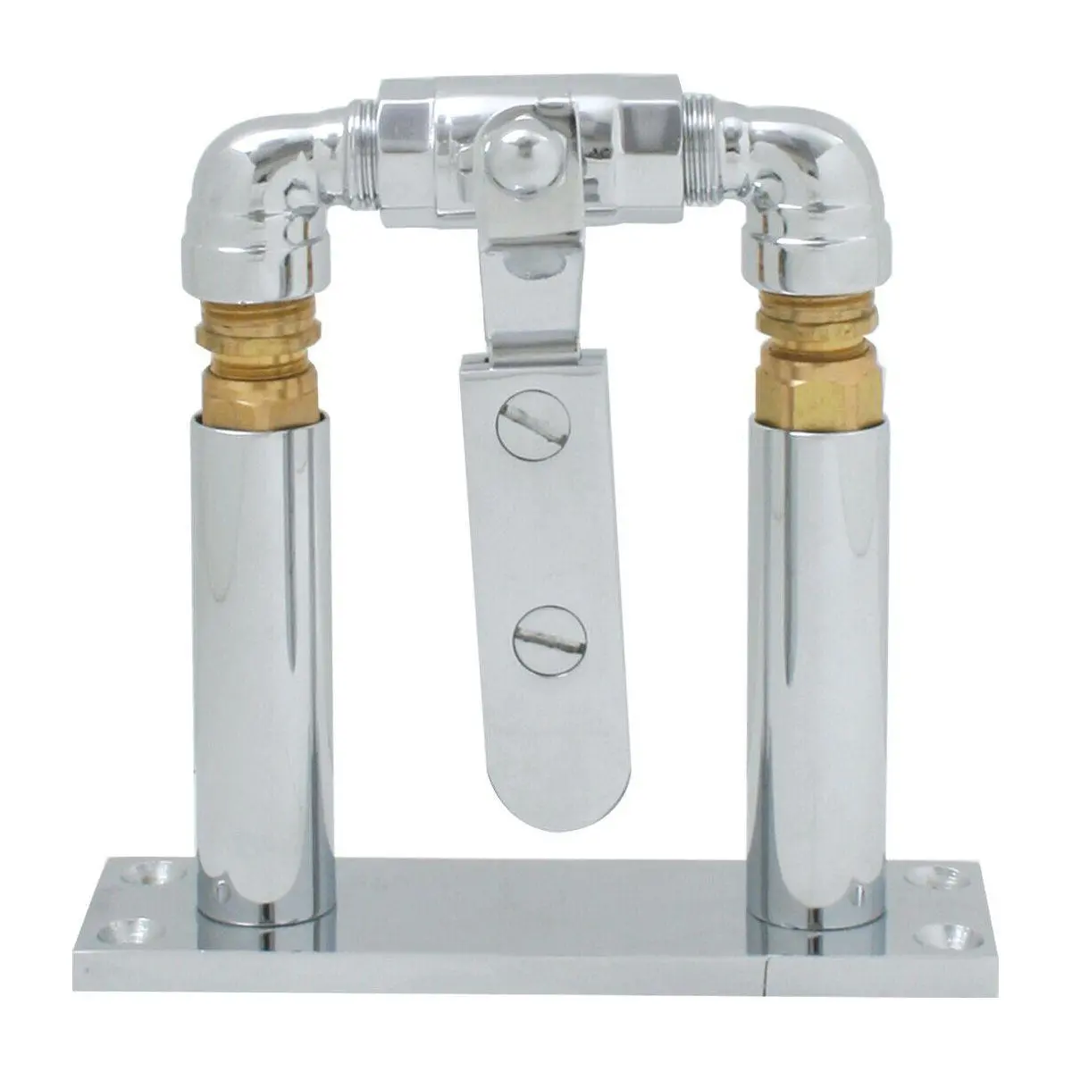 #69977 Chrome Air Valve Lever Set 4" Stand Air Horn Sound & Pitch Regulator Truck 1