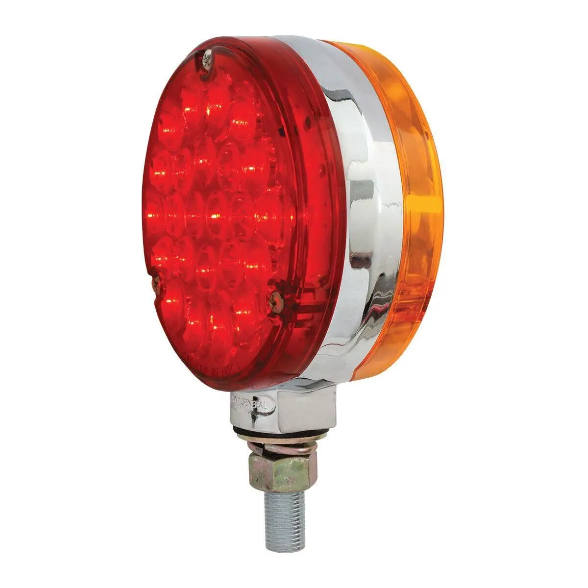 4" Double Face Pearl Led Pedestal Popsicle Light Red/Yellow Turn Signal 78360 1