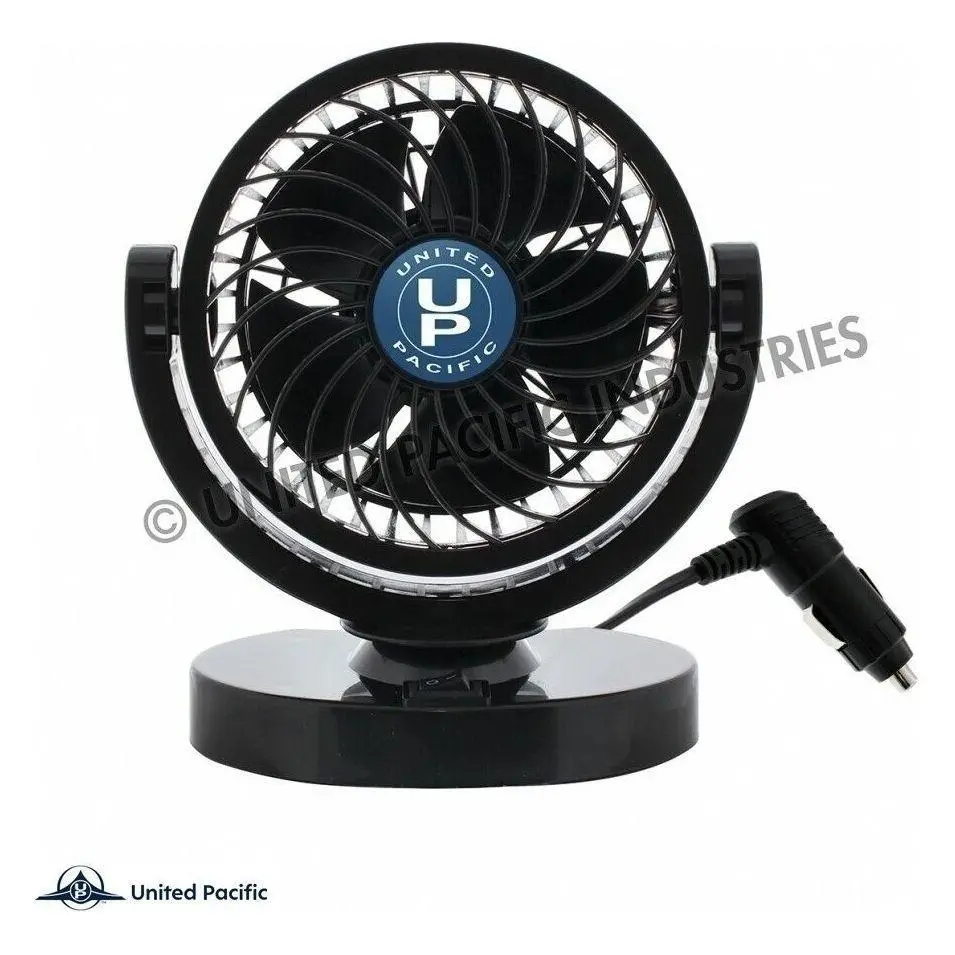 Mini Cooling Fan Turbo 12 Volt 360 Truck Cigarette Lighter Plug Up-40847 1