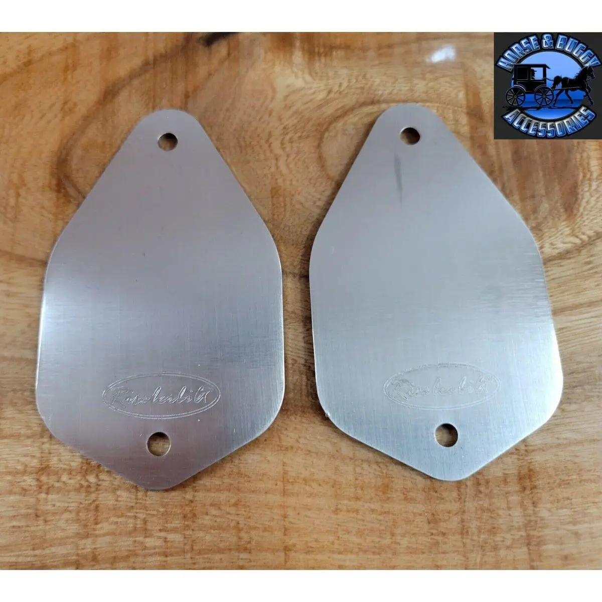Peterbilt Plates Horn Delete Kit Stainless Steel Paintable Custom Pair #Ss-1057 1