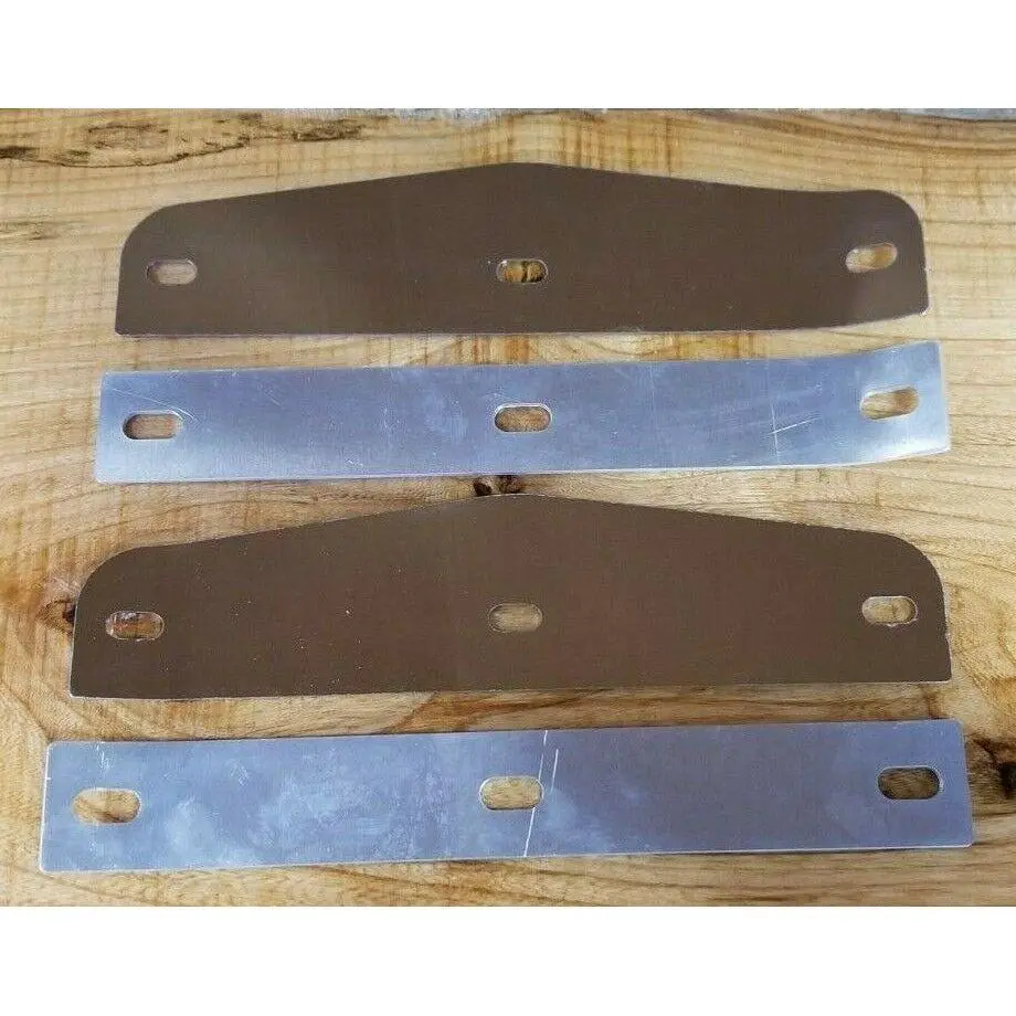Tk-1901 Kenworth W900l W900 Front Fender Mud Flap Brackets Stainless Steel Pair Tk-1901 1