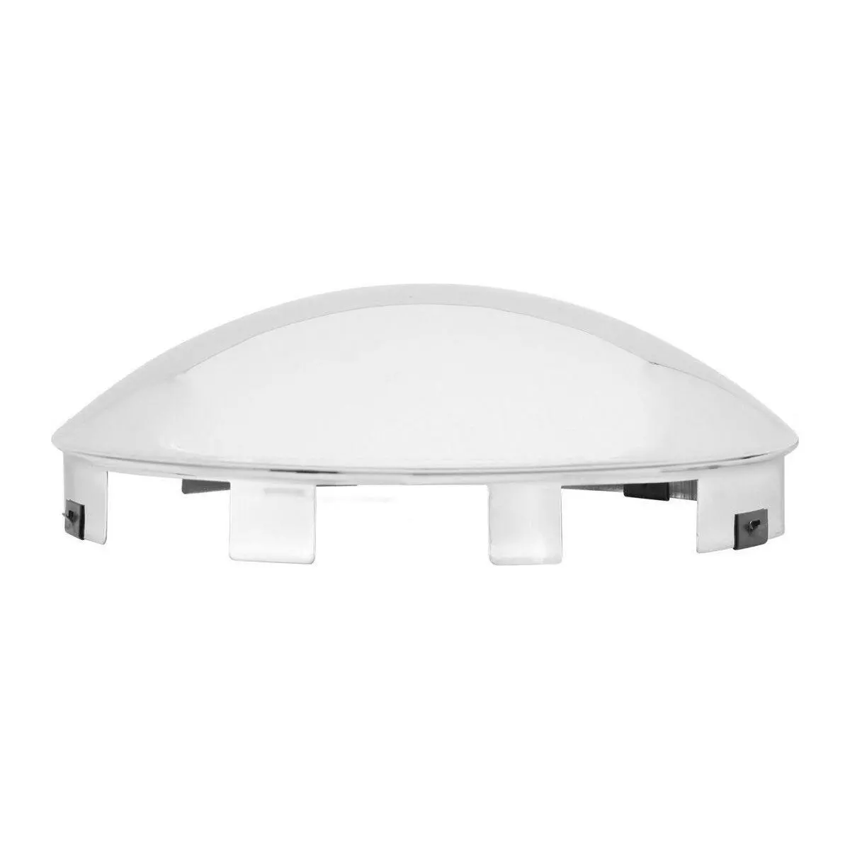 10770 Universal 1" Lip Hub Oil Cap Front Chromed Steel 10770 1