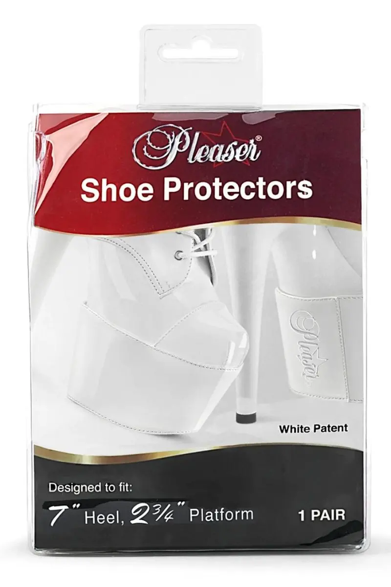 Pleaser Usa Shoe Protectors 7Inch - Patent White 1