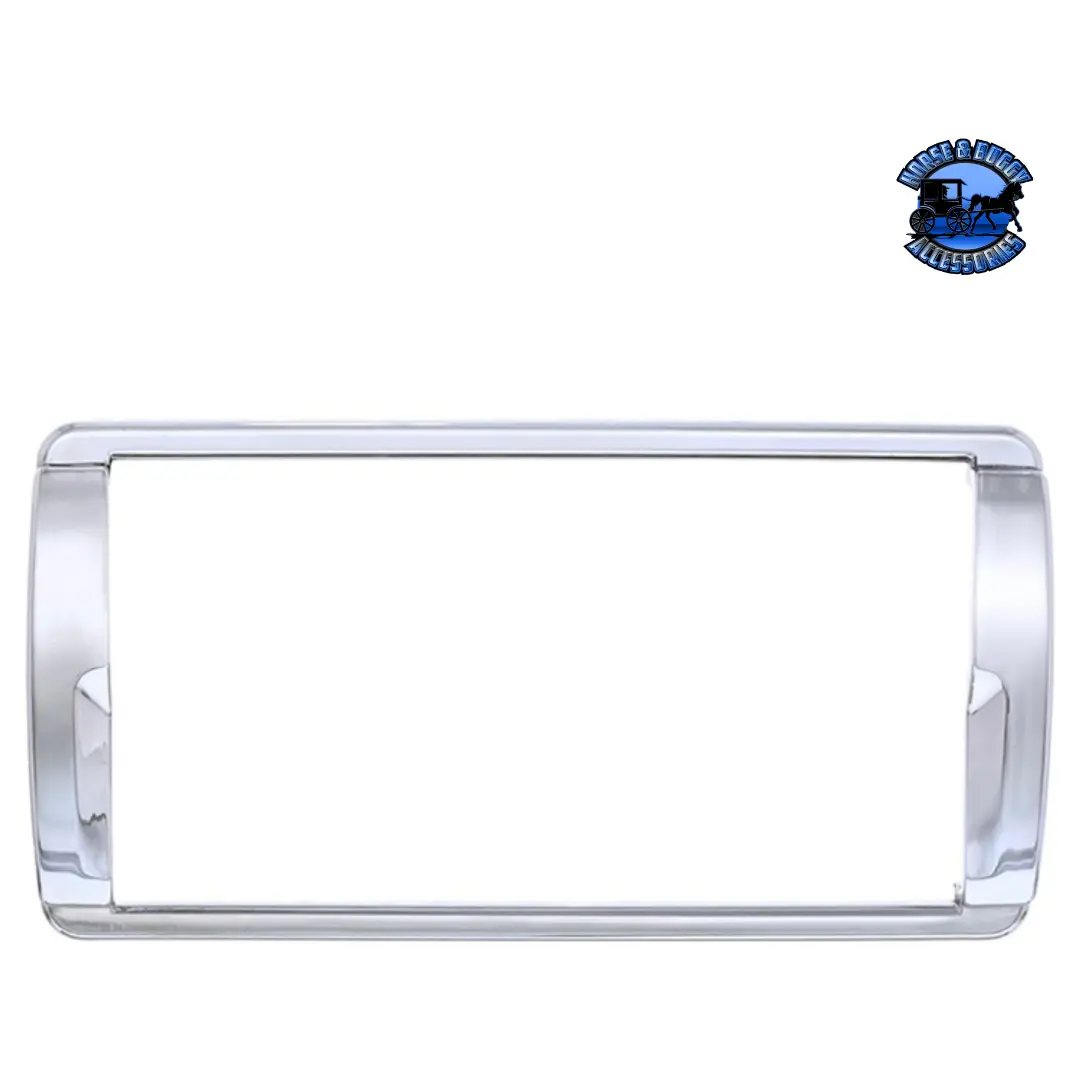 Chrome 4-Switch Dash Panel Trim For 2018-2023 Freightliner Cascadia #42444 1