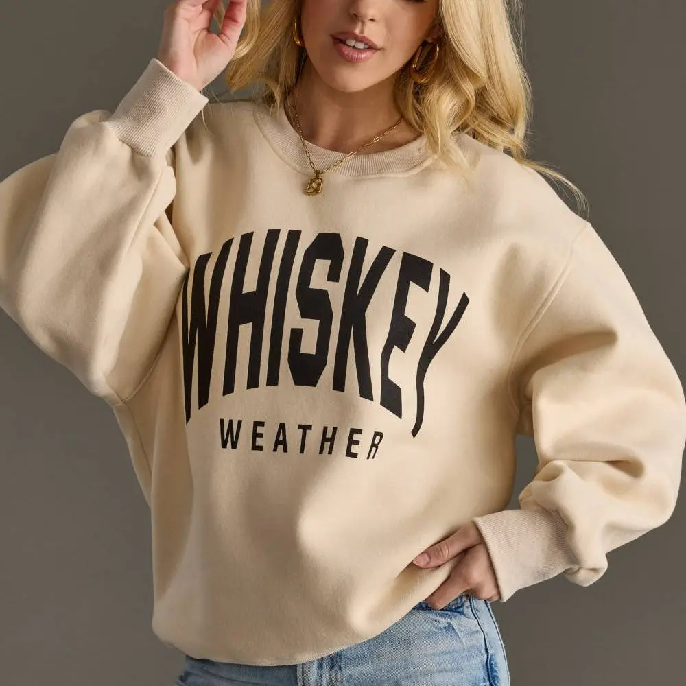 Tan Whiskey Weather Sweatshirt 1