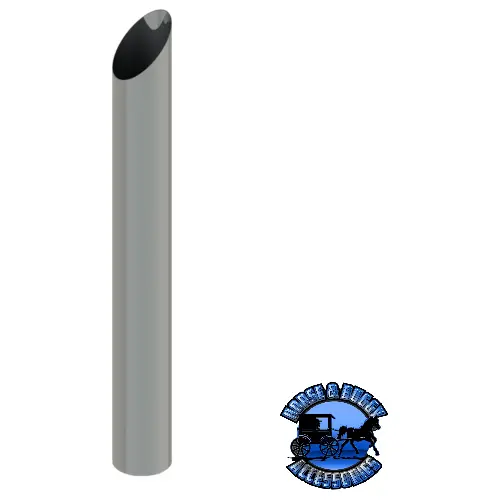 108A-096-1103 8"X96" Mitered Exhaust Stack 1