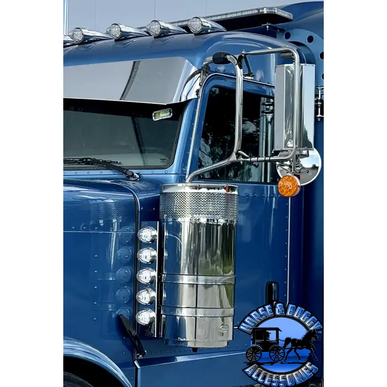 Peterbilt Front Air Cleaner Panel W/ 5 Watermelon Light Cut Outs (No Lights) 22 1/4''Long #Ss-1743 1