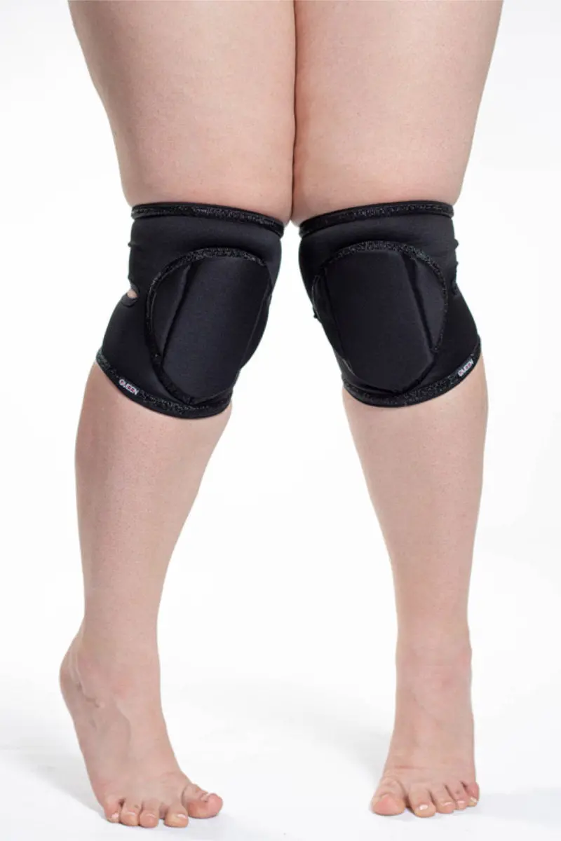Queen Wear Classic Kneepads - Black Sparkle 1
