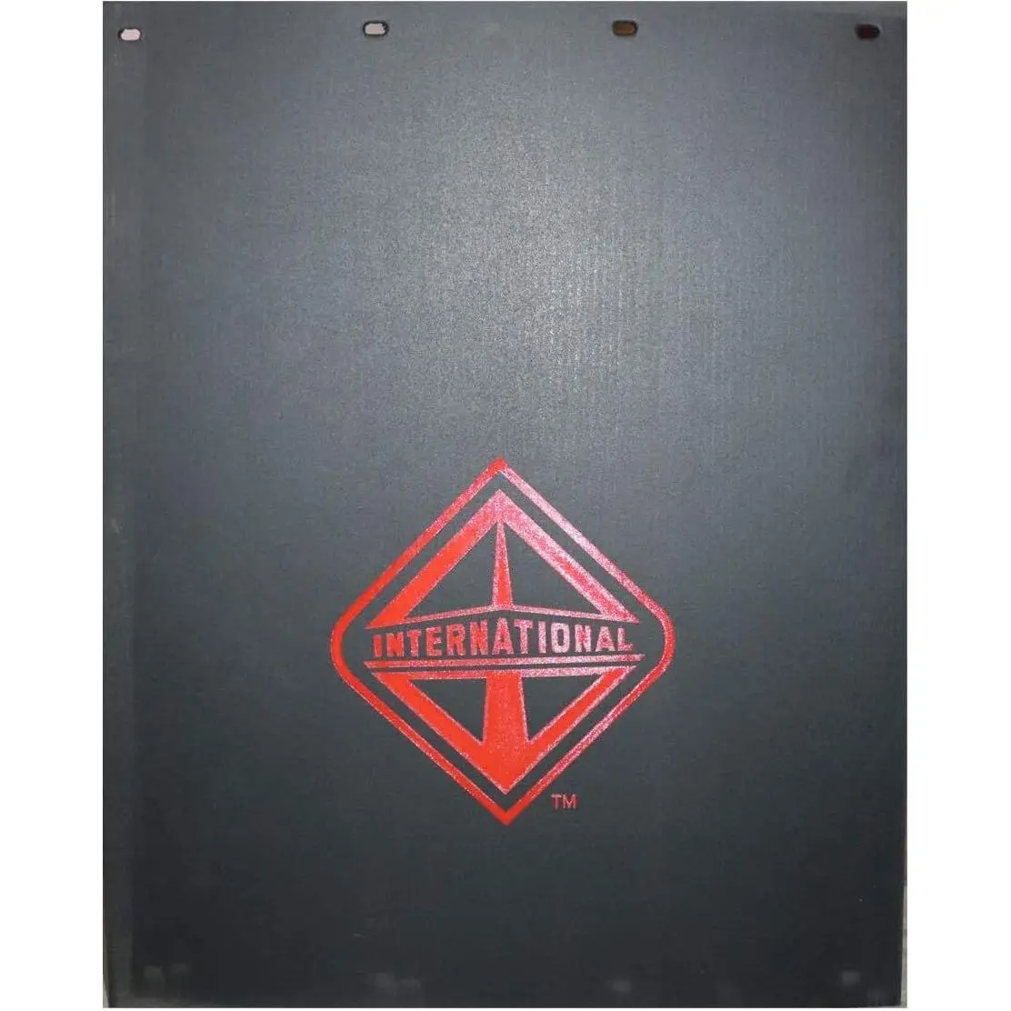 3/8'' Black Rubber Mudflap W/ International  (24'' X 30'') Choose Color 1