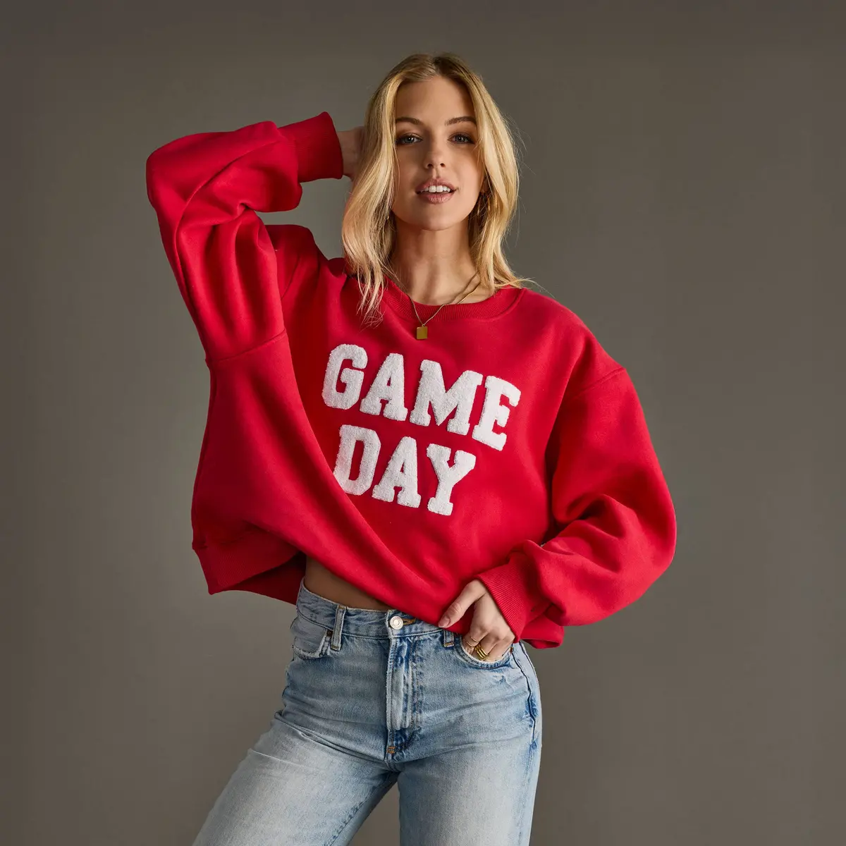 Red Game Day Sweatshirt 1