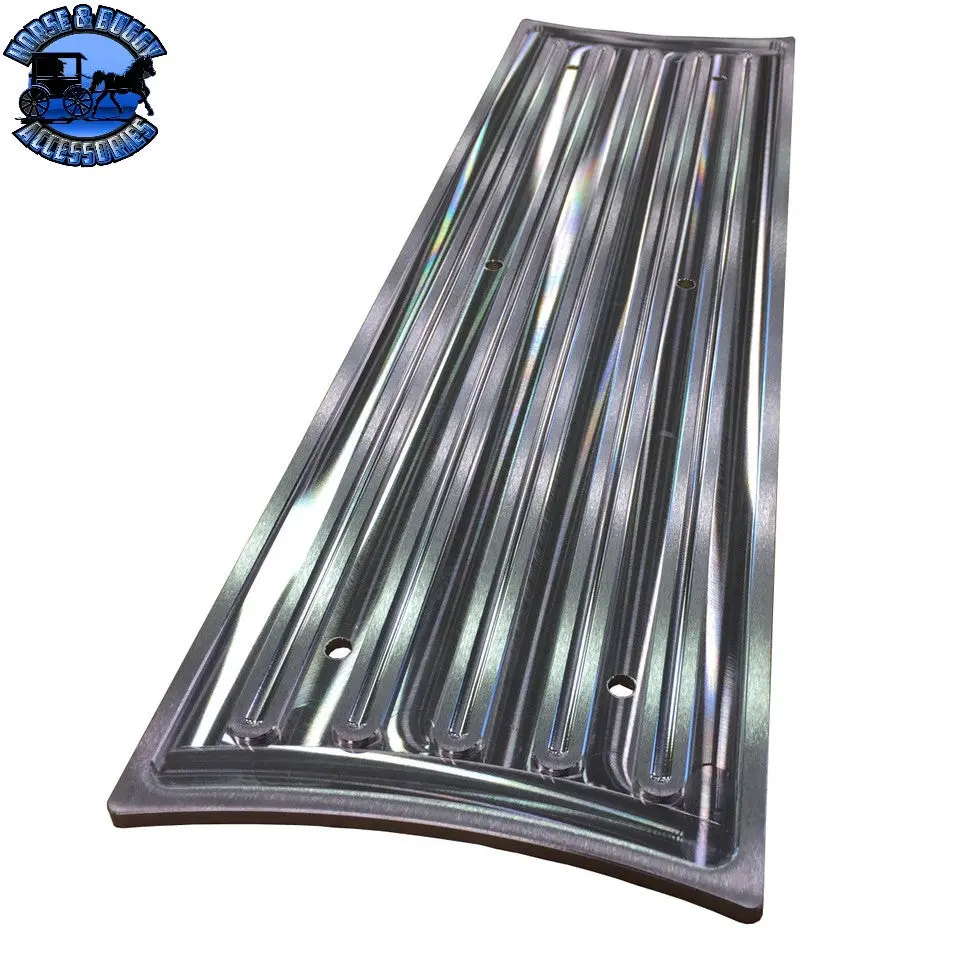 Ic997004-11 Step Plate Billet Aluminum 4'' X 20'' (Concave Ends) 1