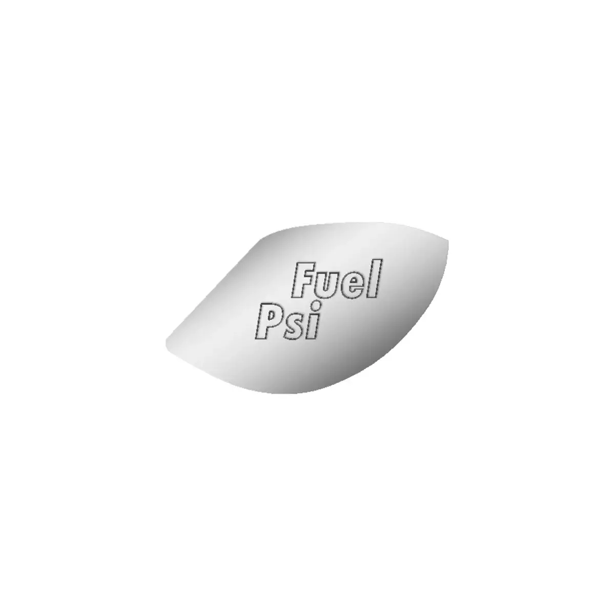 68432 Ss Fuel Pressure Emblem For Peterbilt 370'S & 359 #68432 1