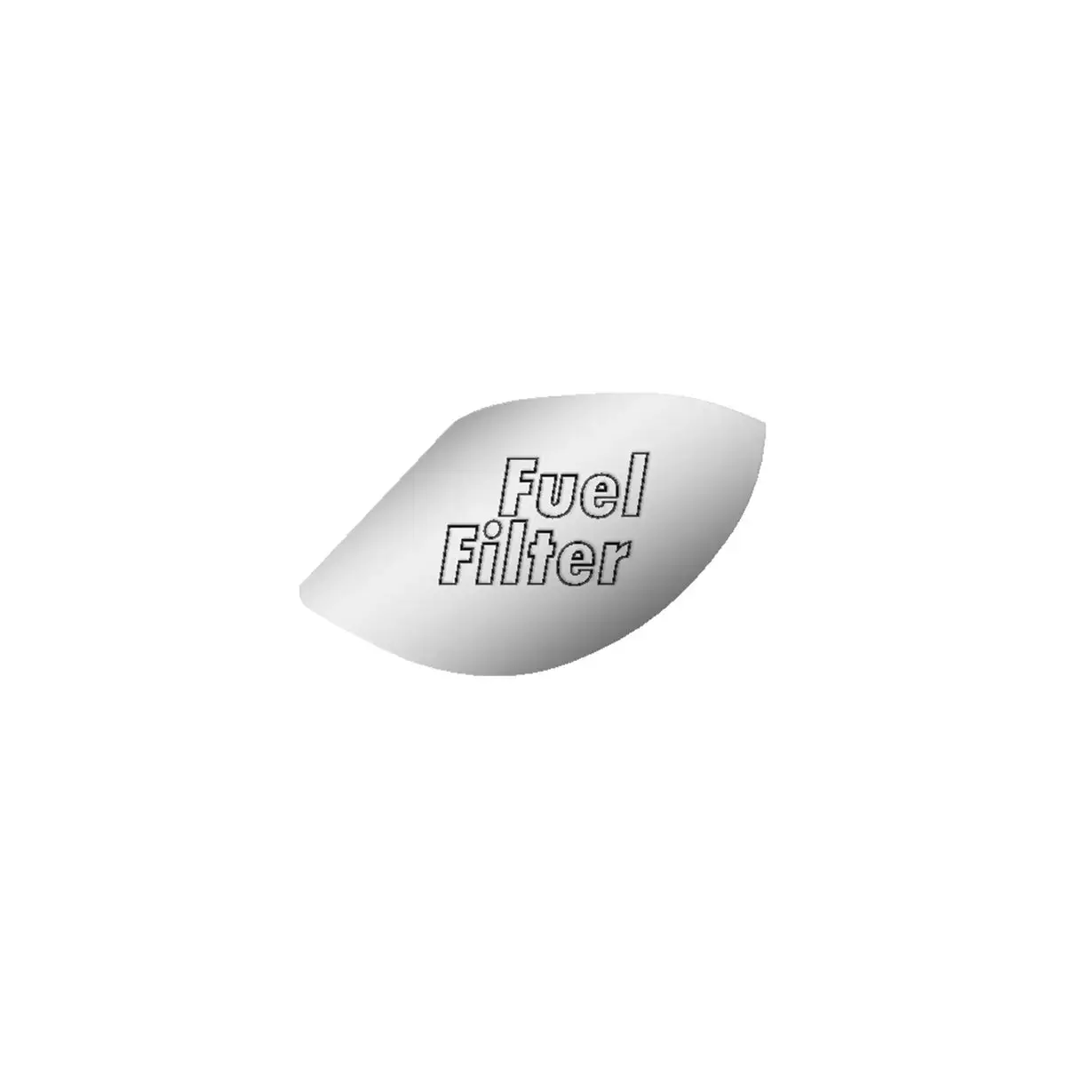 Ss Fuel Filter Emblem For Peterbilt 370'S & 359 #68433 1
