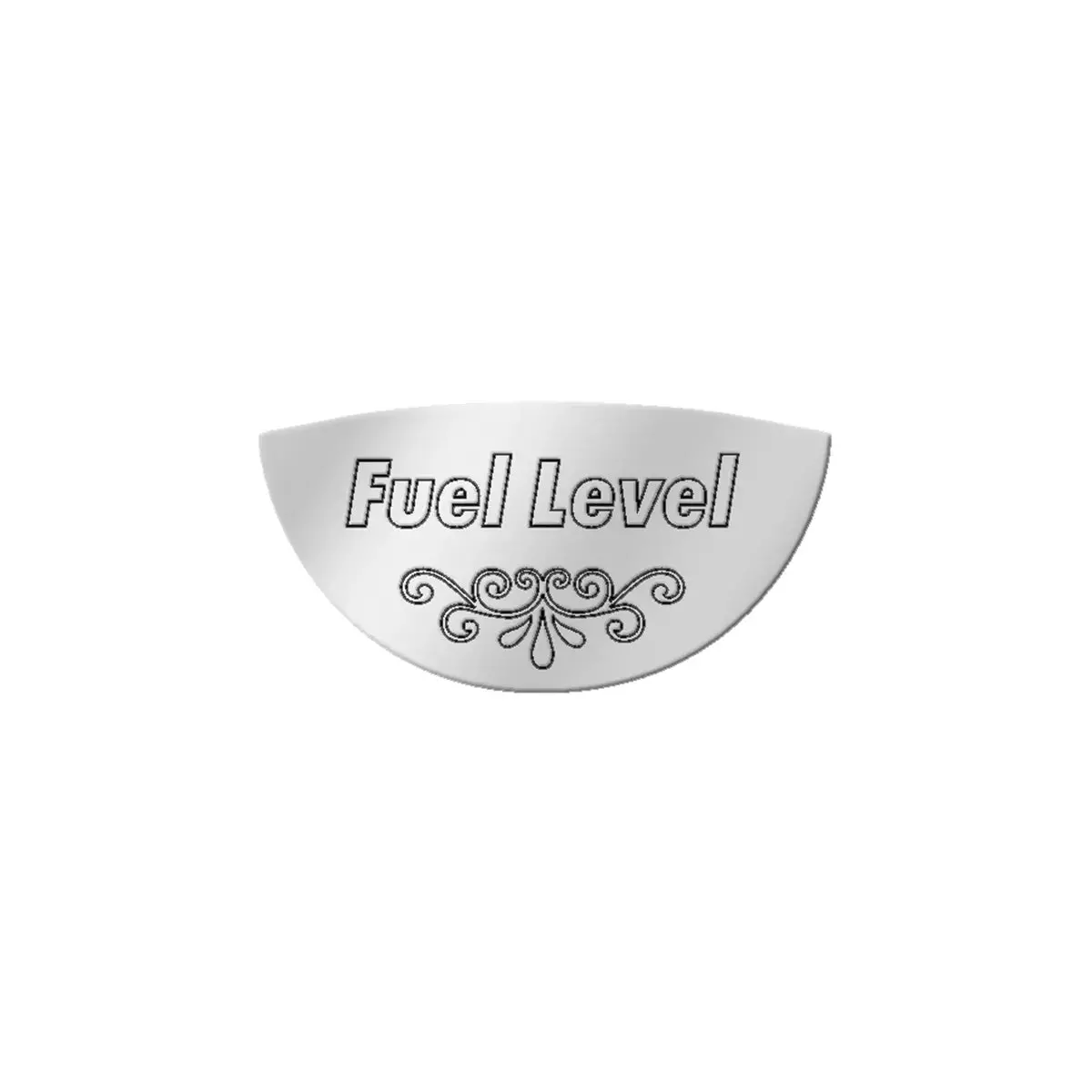 68443 Ss Fuel Level Emblem For Peterbilt 370'S & 359 #68443 1