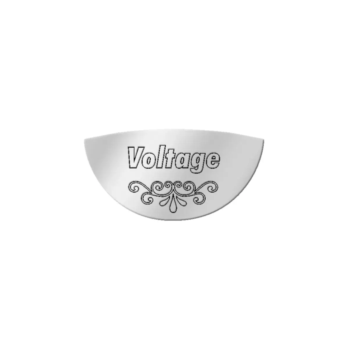 68444 Ss Voltage Gauge Emblem For Peterbilt 370'S & 359 #68444 1