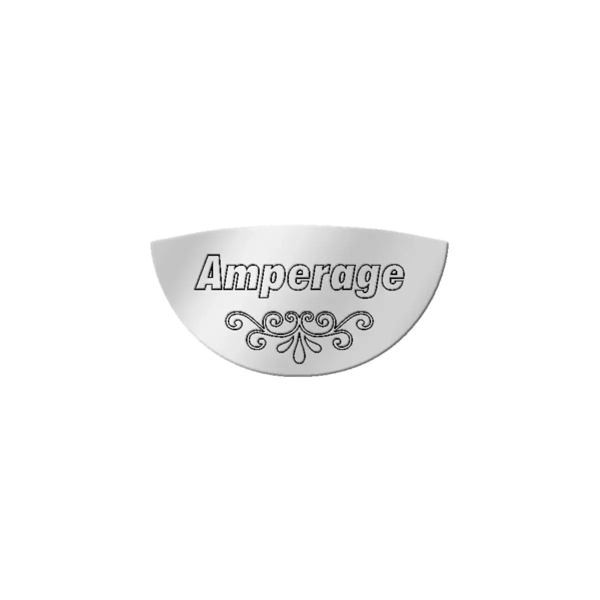 Ss Amperage Gauge Emblem For Peterbilt 370'S & 359 #68445 1