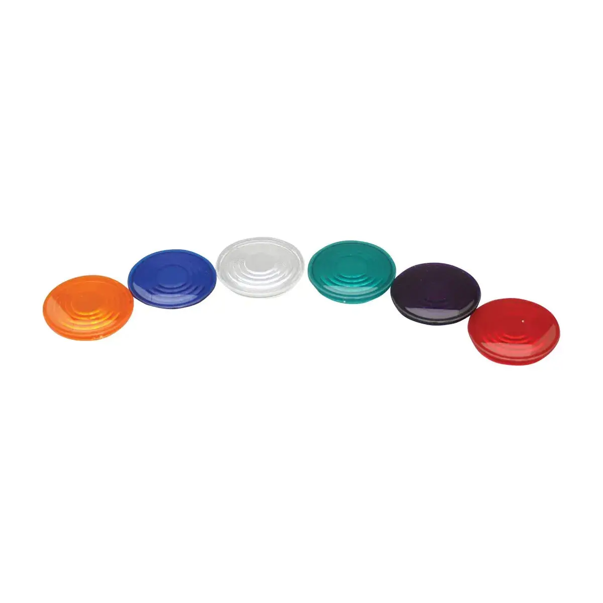 1" Round Dome Light Lens For Peterbilt (Purple) #68974 1