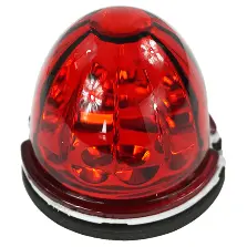 Legendary 3 Inch Watermelon Light, Stud Mount - Red Led / Red Glass Lens 23003Rr-1 1