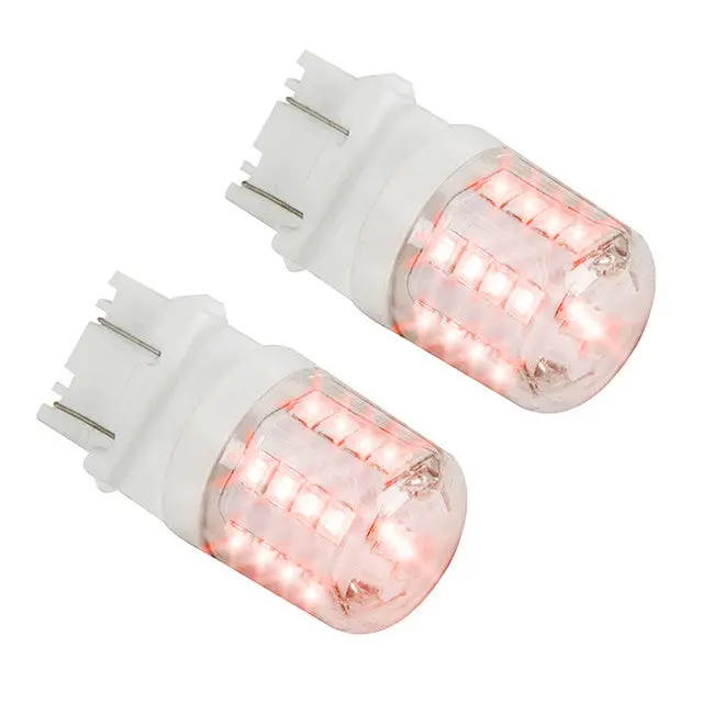 70651 #3156 Red 27 Led W/Ceramic Tower Light Bulbs, 12V 1
