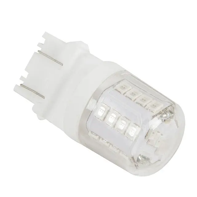 70656 #3157 Red 27 Led W/Ceramic Tower Light Bulbs, 12V 1
