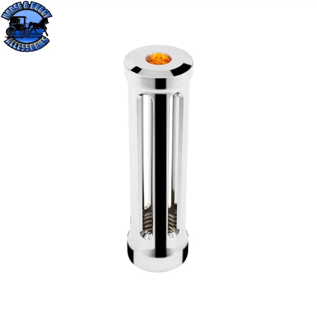 M30x3.5 Thread-On Sonoma Style Gearshift Knob With Crystal (Choose Finish) (Choose Color) 1