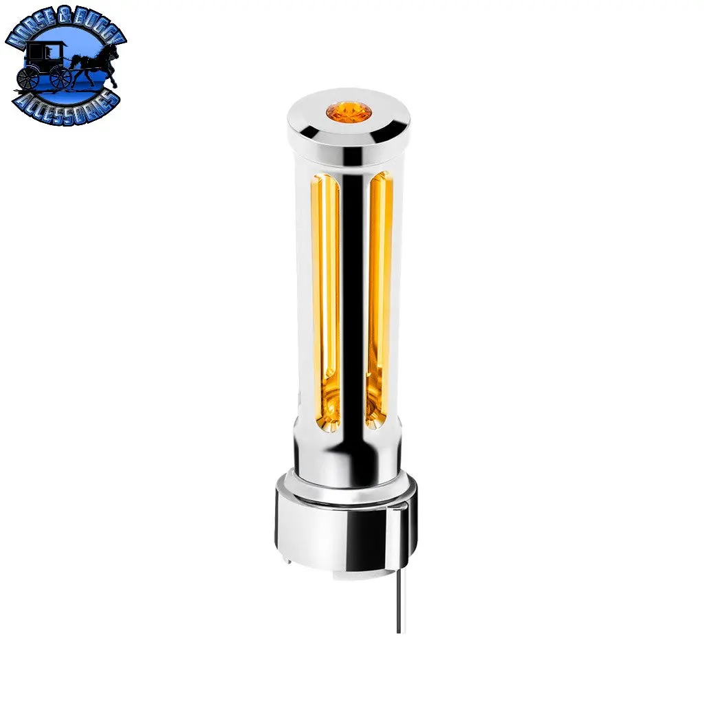 Thread-On Sonoma Style Gearshift Knob With Led 9/10 Speed Adapter (Choose Finish) (Choose Led Color) 1