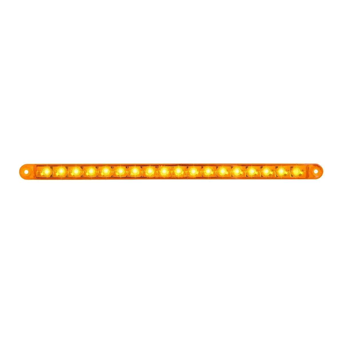 #74780 12" Pearl Amber/Amber 18Led Light Bar, 3 Wires 1