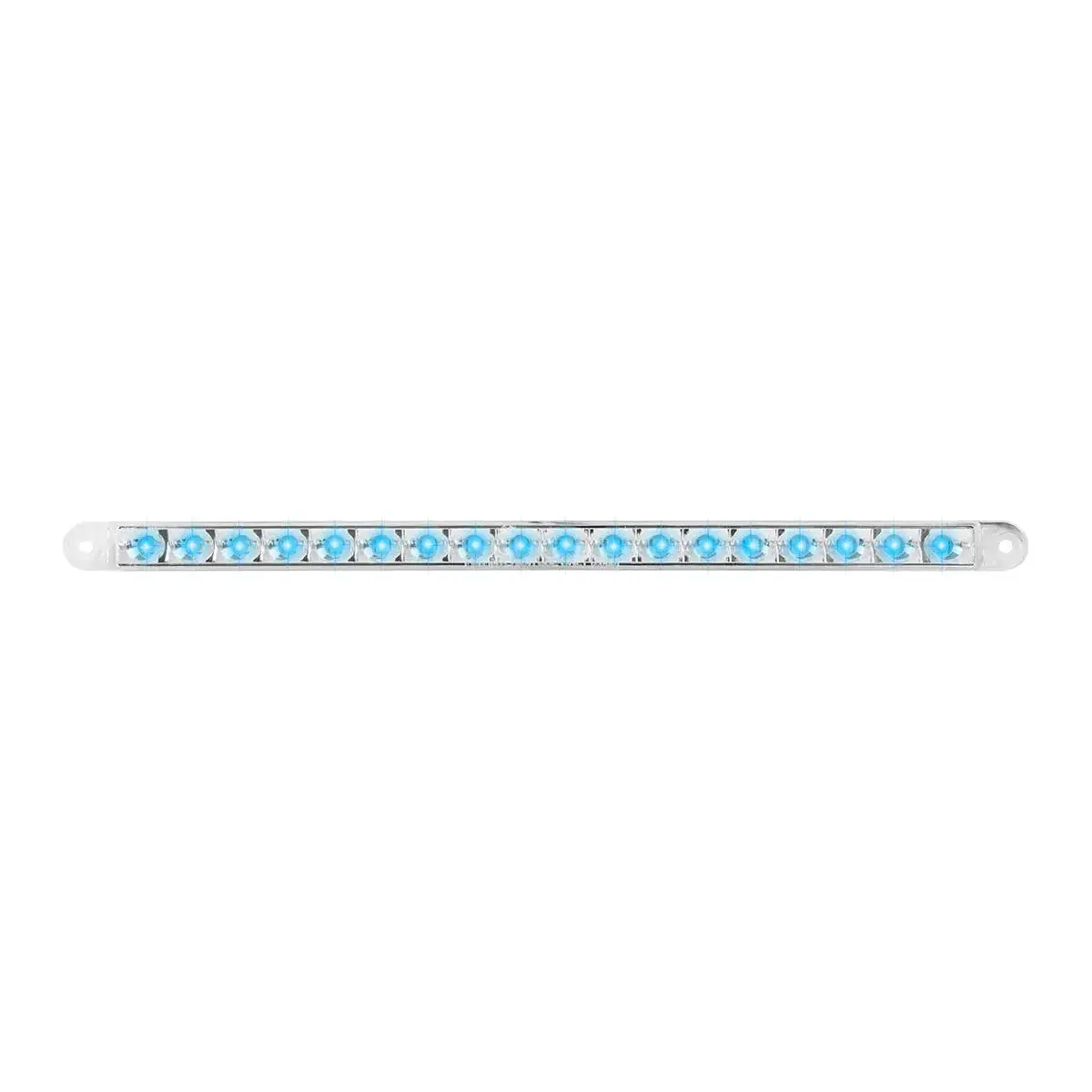 74786 12" Pearl Blue/Clear 18Led Light Bar, 3 Wires 1