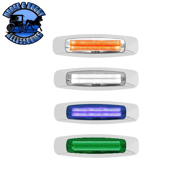 5-3/4"  Rectangular Prime Led Marker Light (Choose Color) 1