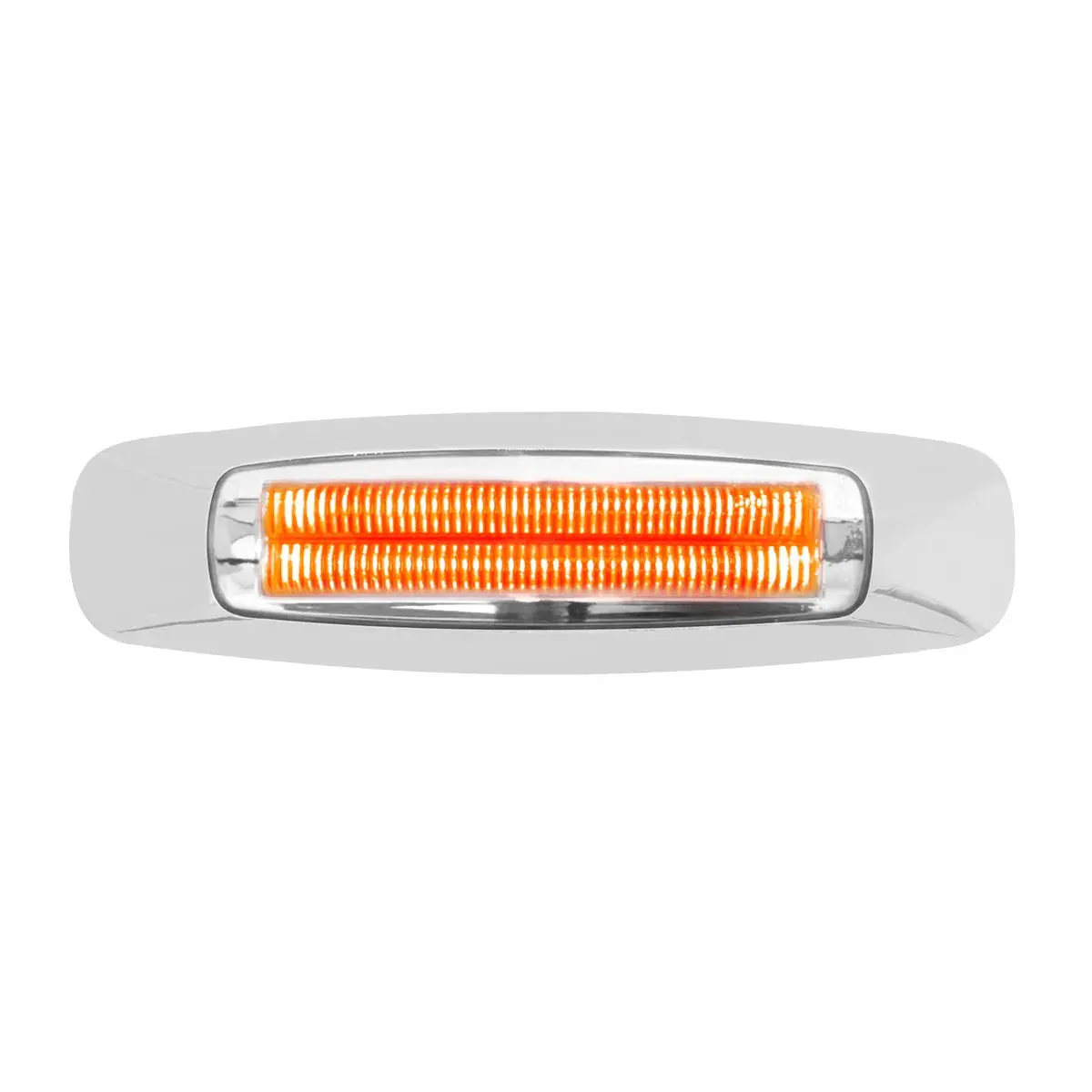 5-3/4" Rect. Prime Red/Clear 4 Led Dual Function Light 1