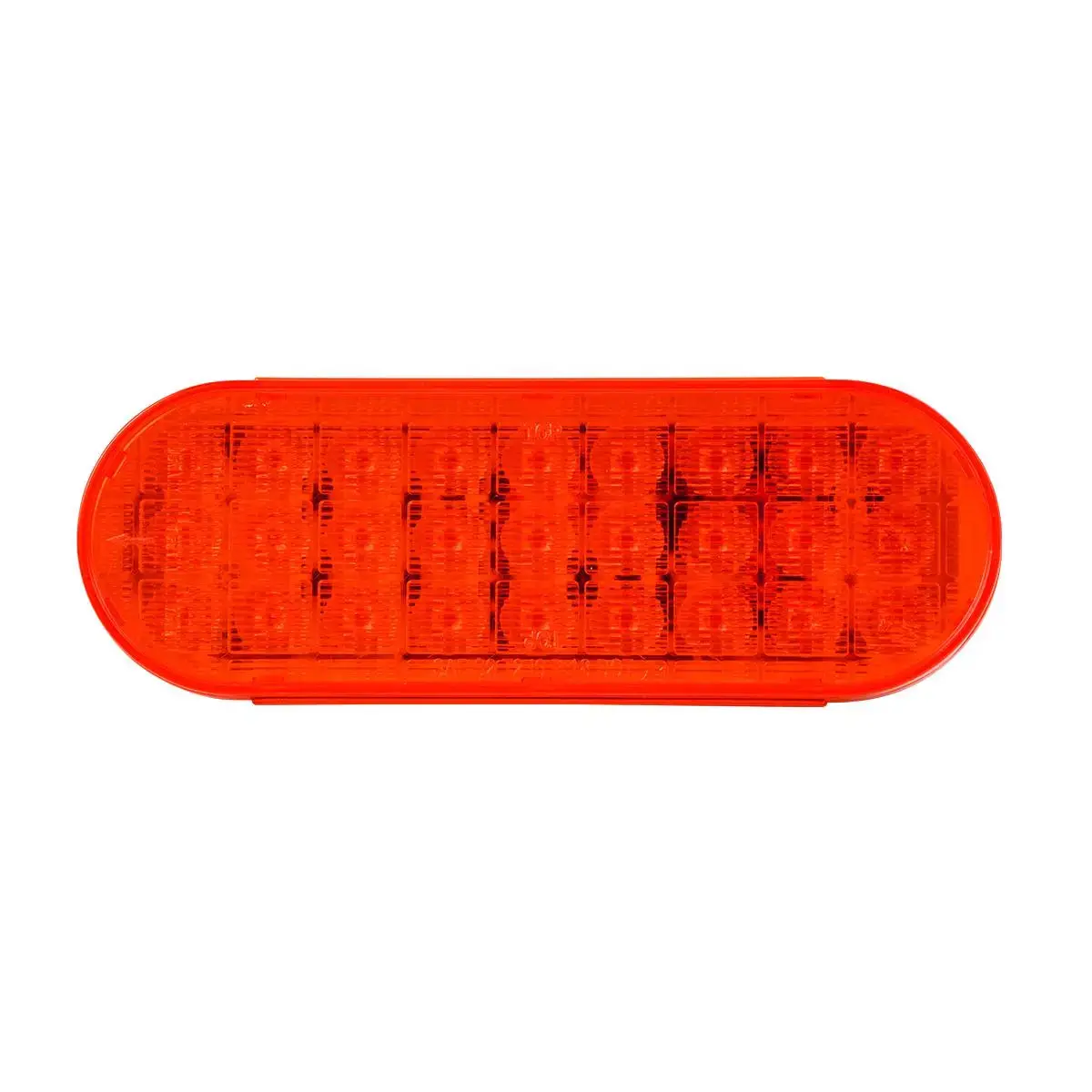 74862 Oval Smart Dynamic Red/Red 27 Led Sequential Sealed Light 1