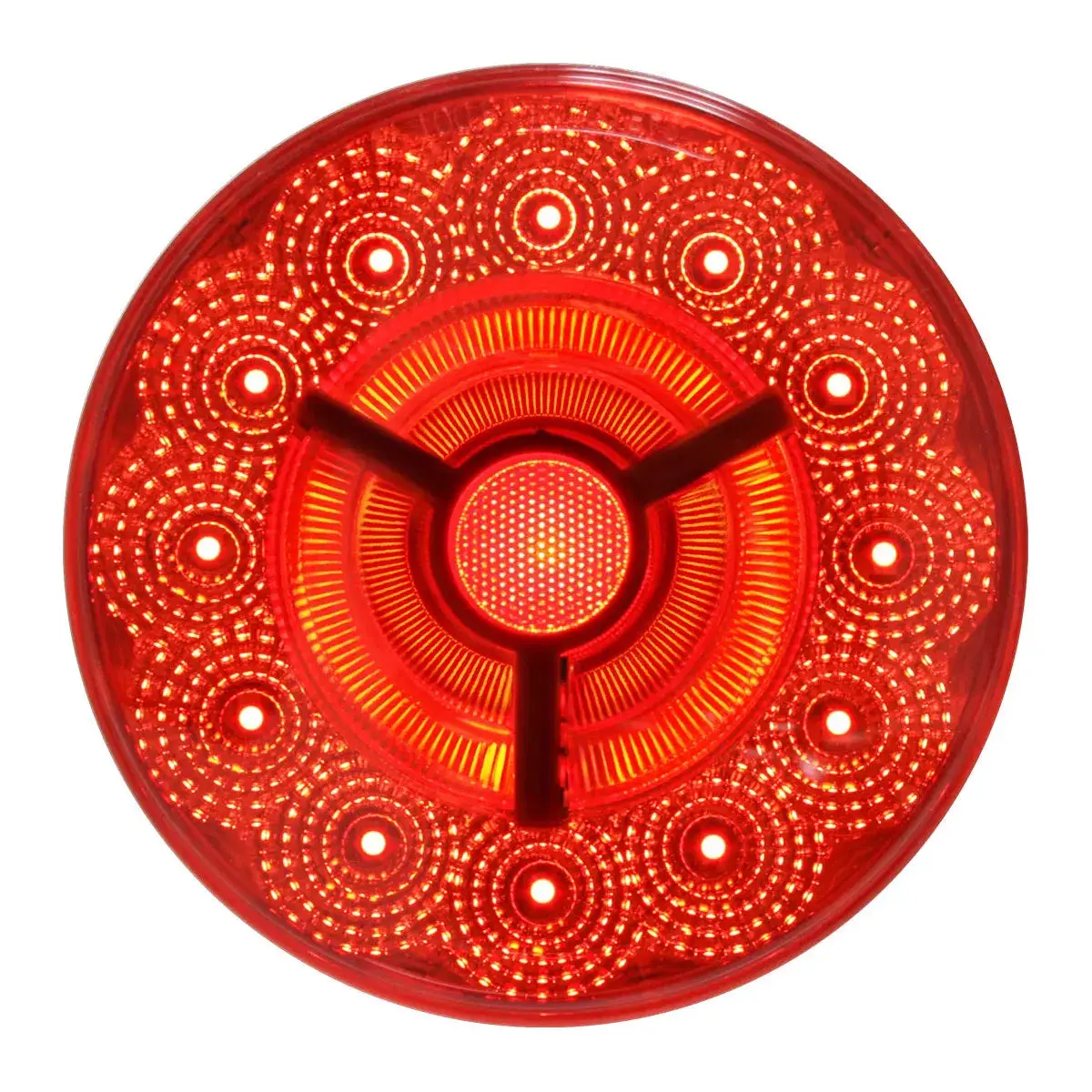 4" Prime Spyder Red/Red 17 Led Sealed Light 1
