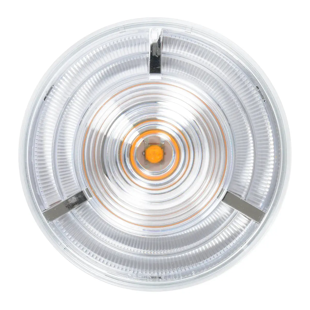 4" Prime Amber/Clear 7 Led Sealed Light 1