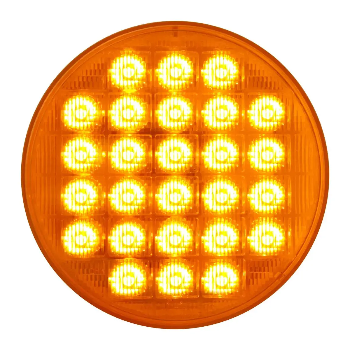4" Smart Dynamic Amber/Amber 26 Led Sequential Sealed Light #74890 1