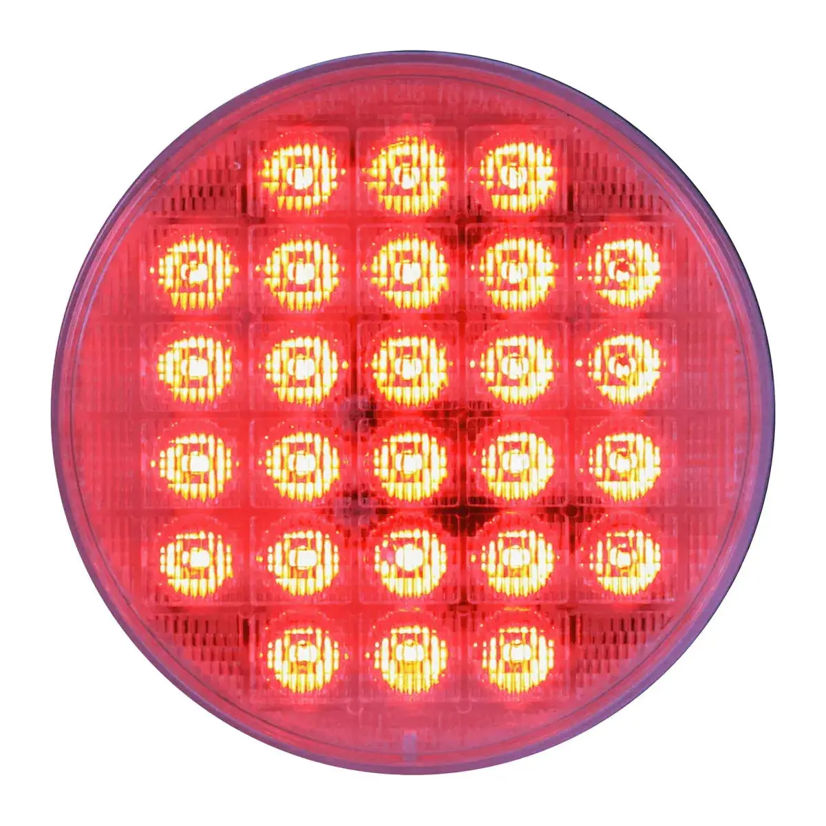 4" Smart Dynamic Red/Clear 26 Led Sequential Sealed Light 1