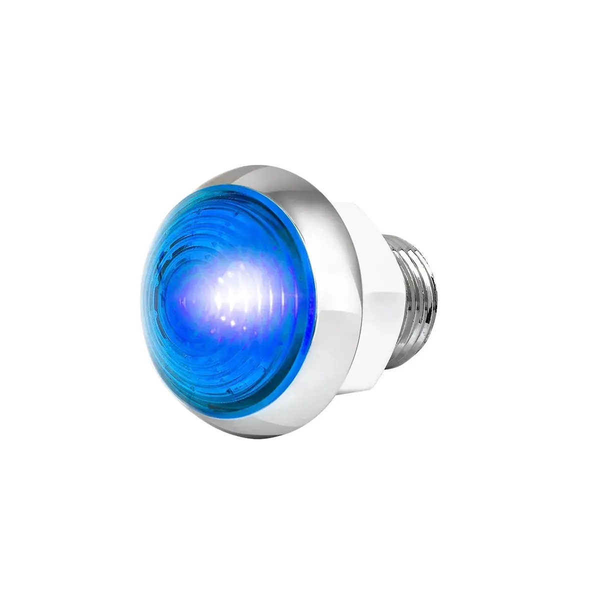 75343 1-1/4" Blue/Blue Classis 1Led Dual Fun. Light W/ Cr. Housing 1