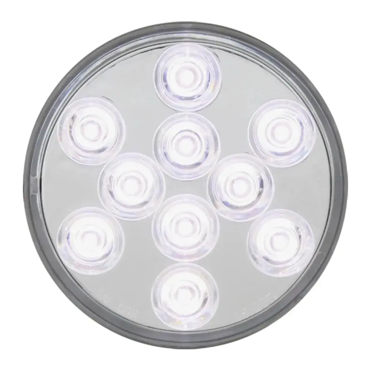 4" Highway White/Clear 10 Led Sealed Light 1