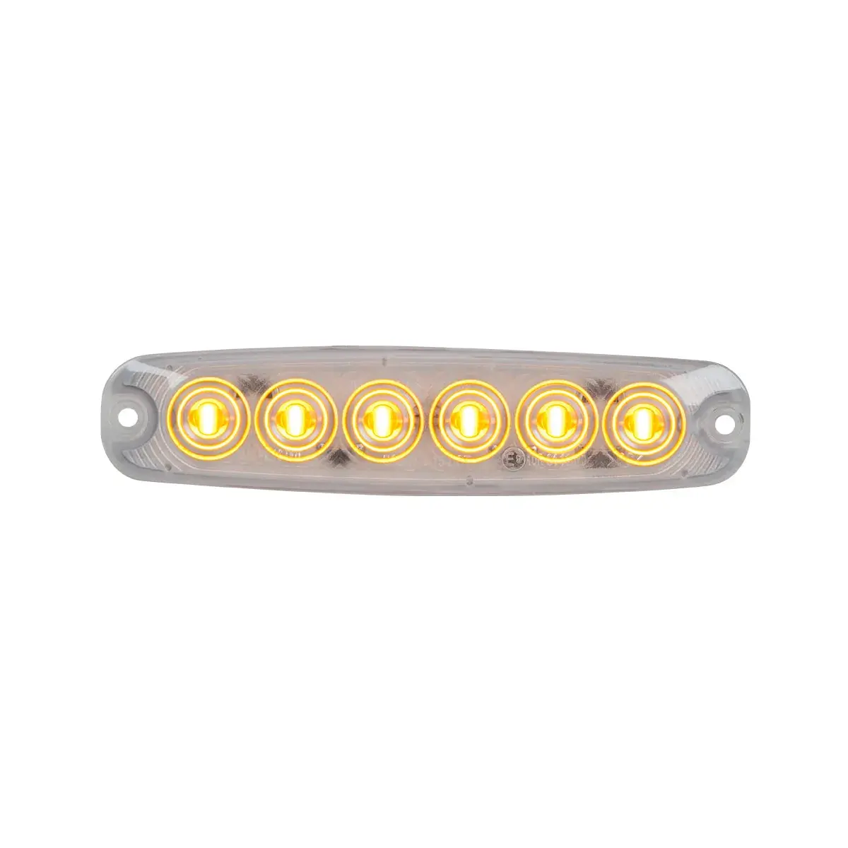 75861 Ultra Thin Led Light Amber/Clear 1