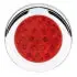 75877 Fleet Series 4" Flange Mount Led Light W/ Twist-On Bezel & 3 Prong Plug, Red 1