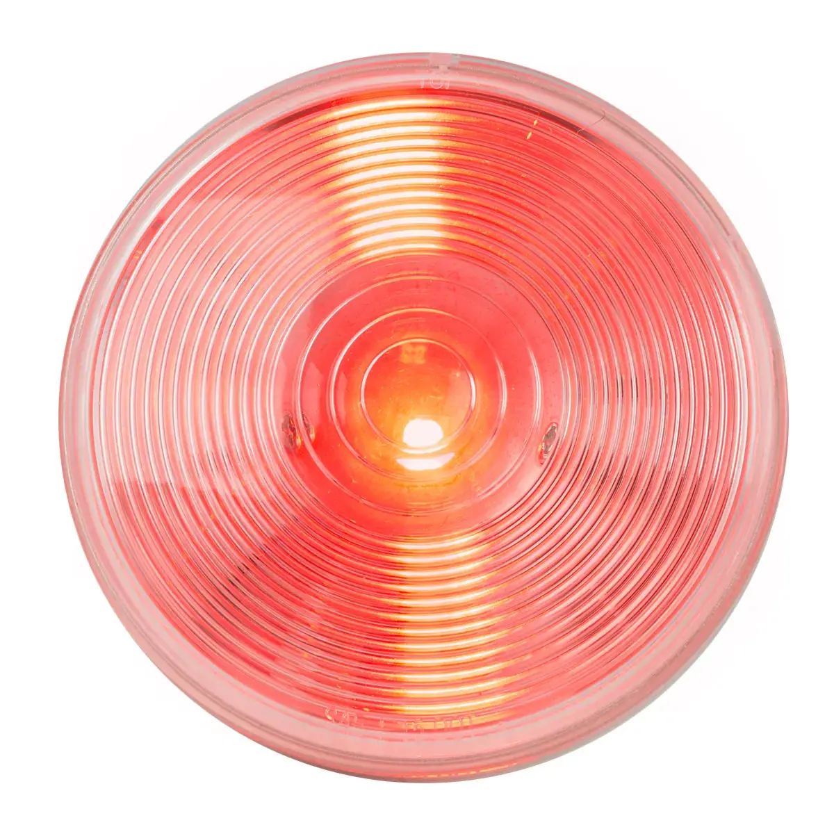 75923 One Led Series 4" Single Led Light, Red/Clear 1