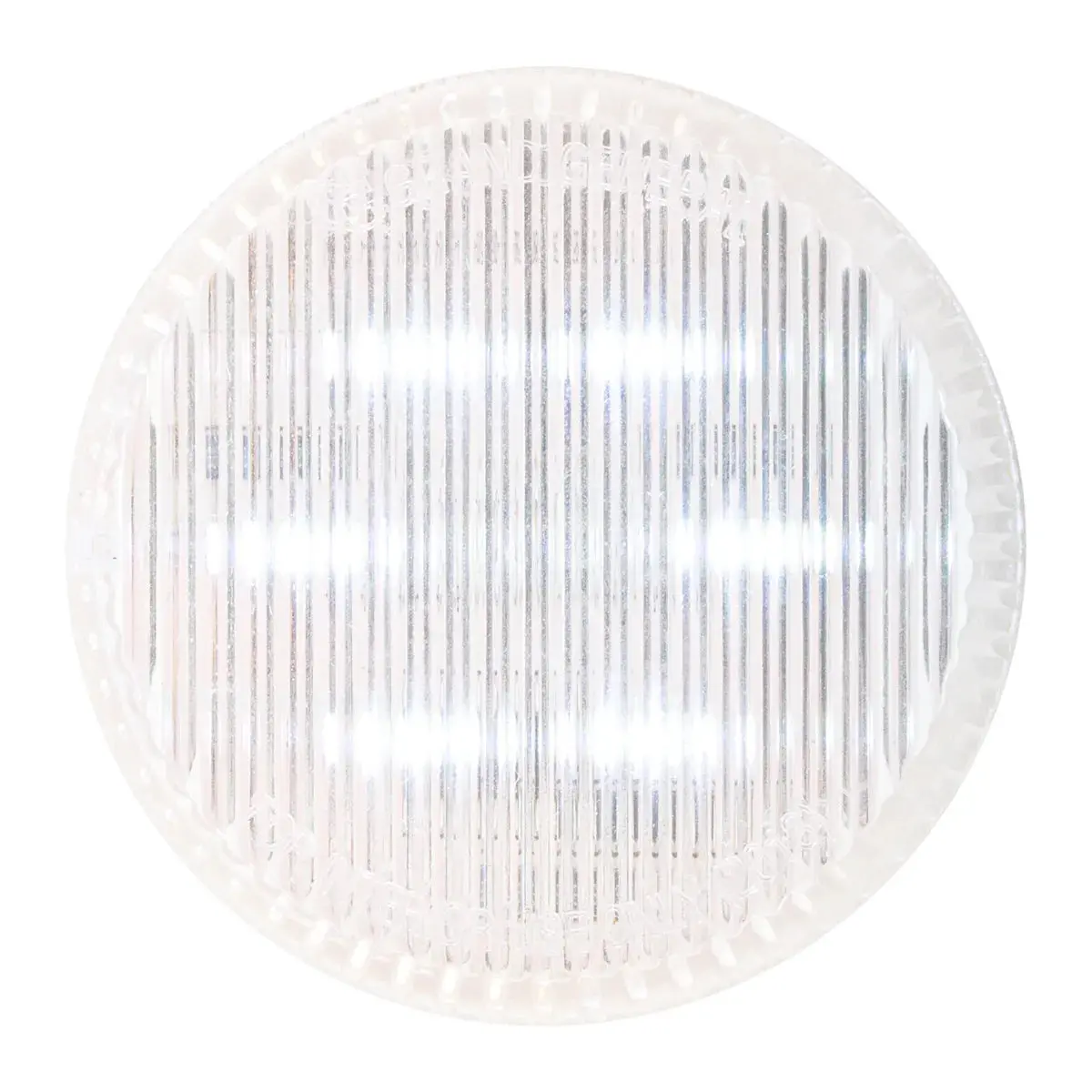 75984 2" White/Clear 6 Led Sealed Light, High/Low, 3 Wires 1