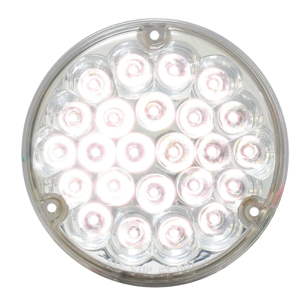 76154 Pearl Series 4" Sleeper Led Light With #1156 Plug, White/Clear 1